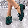 New Autumn Women's Matte Texture Anti-Slip Slip-On Shoes